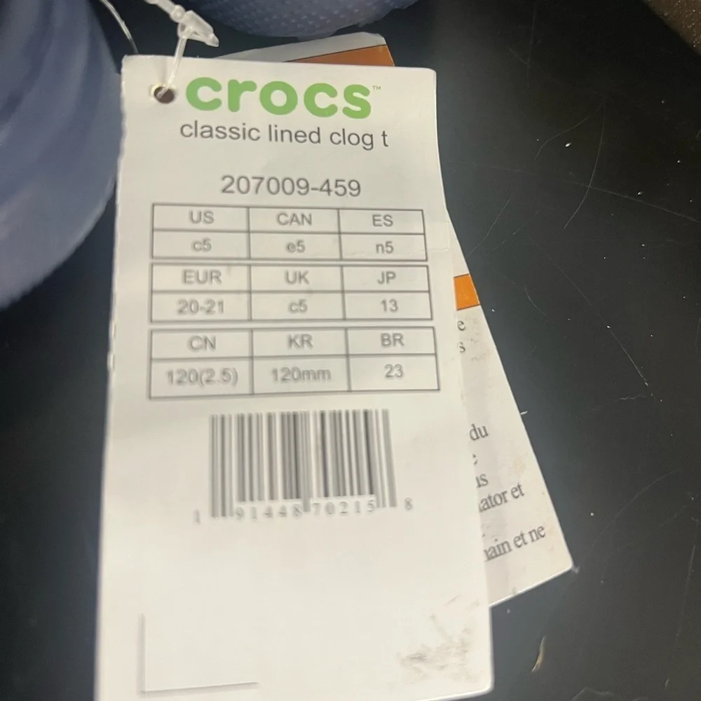 Crocs classic lined clog